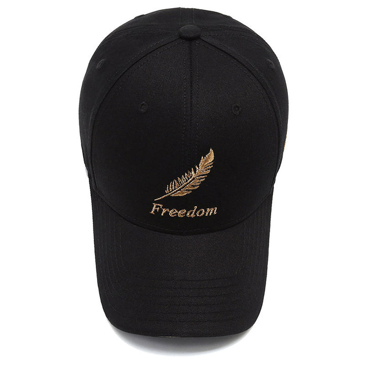 Feather Embroidery All-match Baseball Cap Unisex Image 4