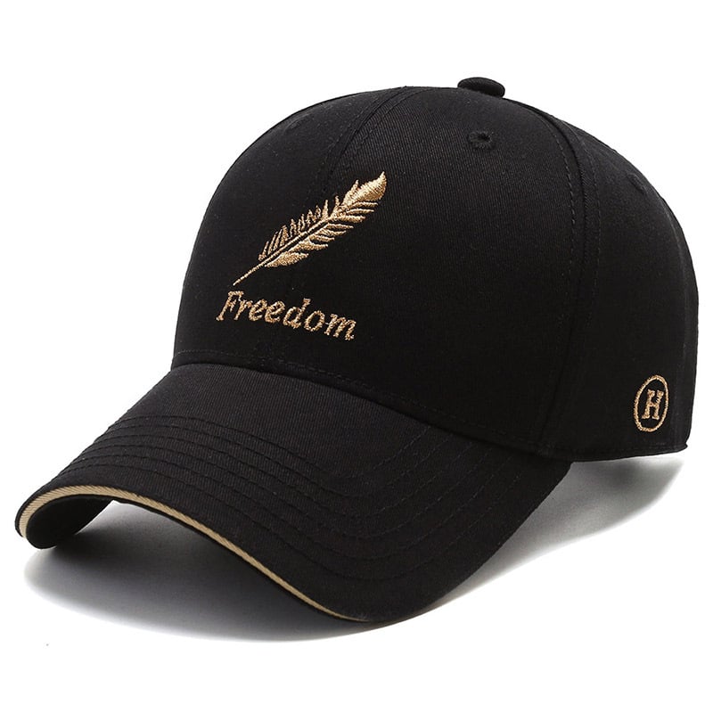 Feather Embroidery All-match Baseball Cap Unisex Image 6