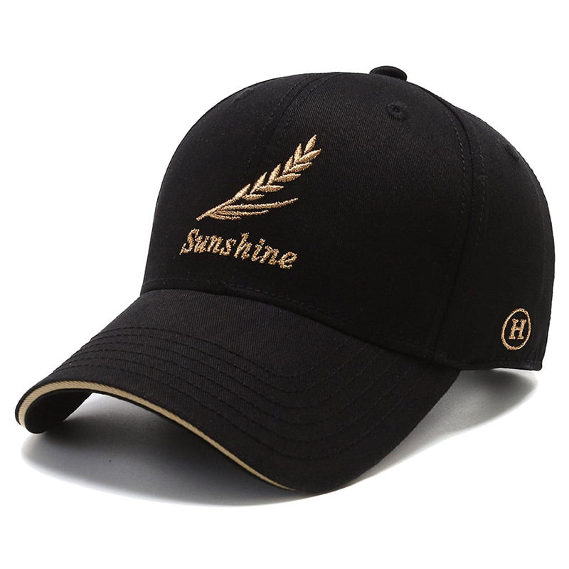 Feather Embroidery All-match Baseball Cap Unisex Image 1