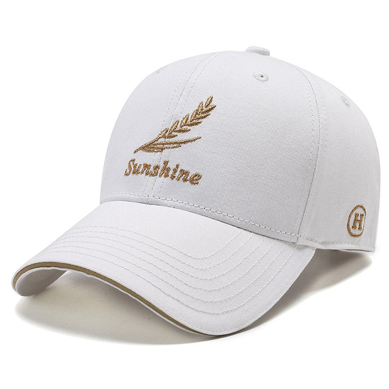 Feather Embroidery All-match Baseball Cap Unisex Image 9