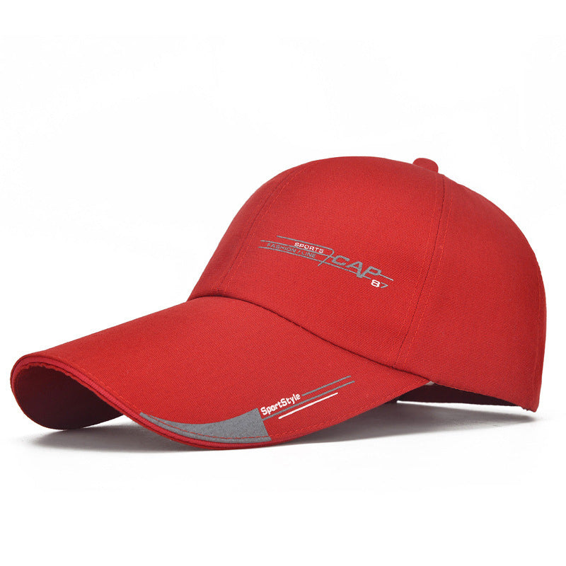 Middle-aged Male Summer Sports Fishing Cap Image 2