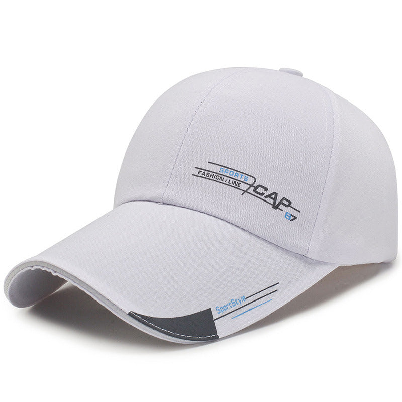 Middle-aged Male Summer Sports Fishing Cap Image 3