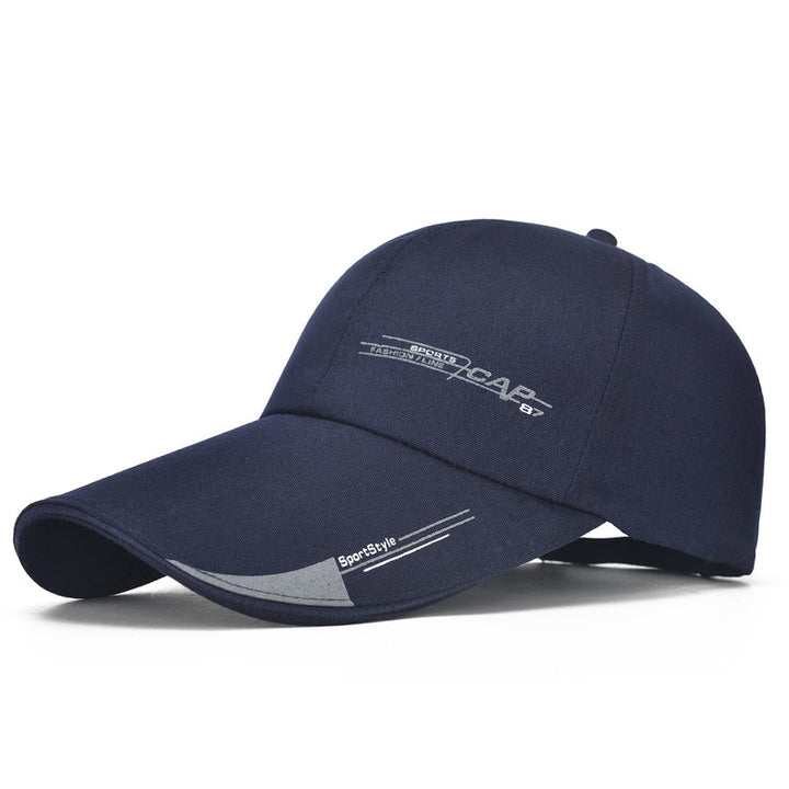 Middle-aged Male Summer Sports Fishing Cap Image 6