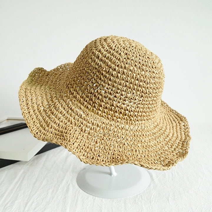 Summer All-match Foldable Straw Hat Ladies Image 3