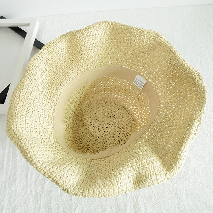 Summer All-match Foldable Straw Hat Ladies Image 4