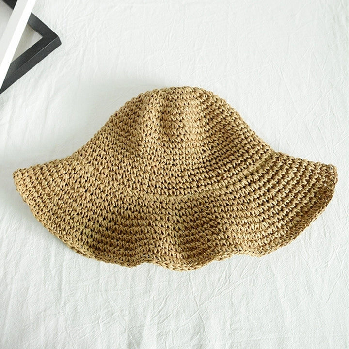 Summer All-match Foldable Straw Hat Ladies Image 4