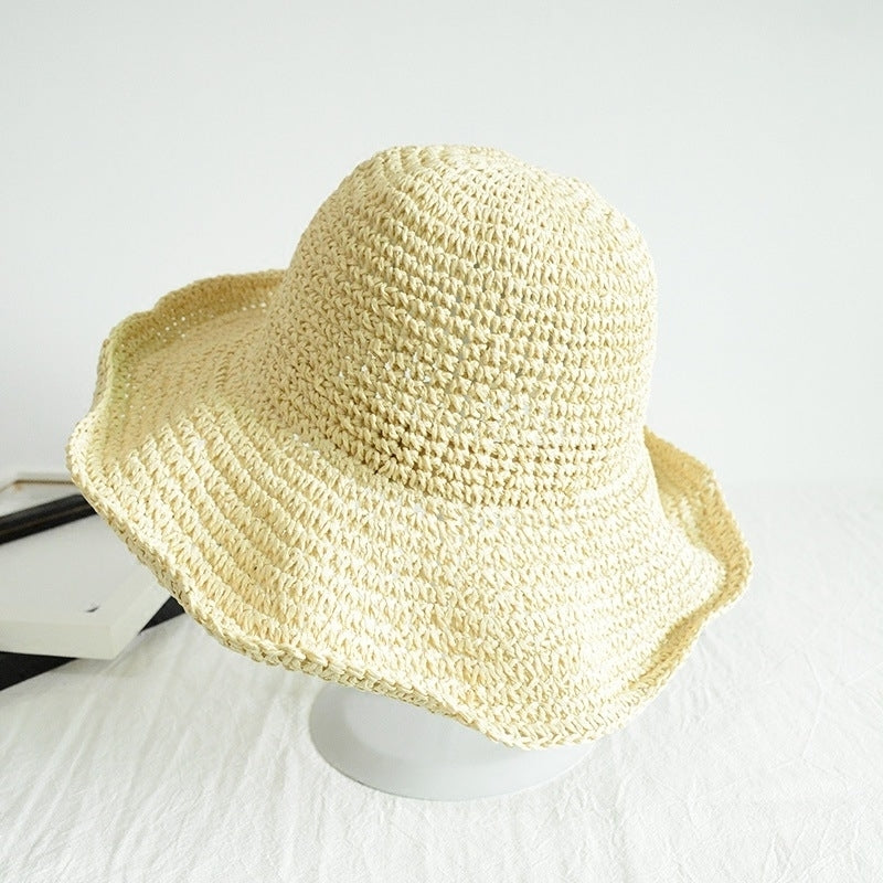 Summer All-match Foldable Straw Hat Ladies Image 7