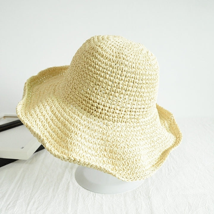 Summer All-match Foldable Straw Hat Ladies Image 7