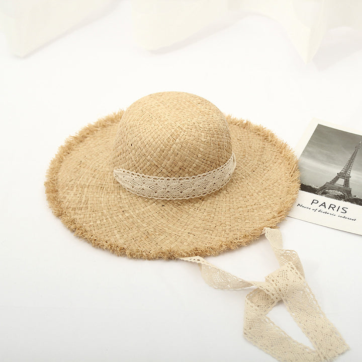 Lace Bandage All-match Ladies Beach Hat Image 7