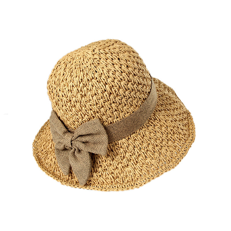 Foldable Seaside Sun Shade Beach Hat Leisure Image 1