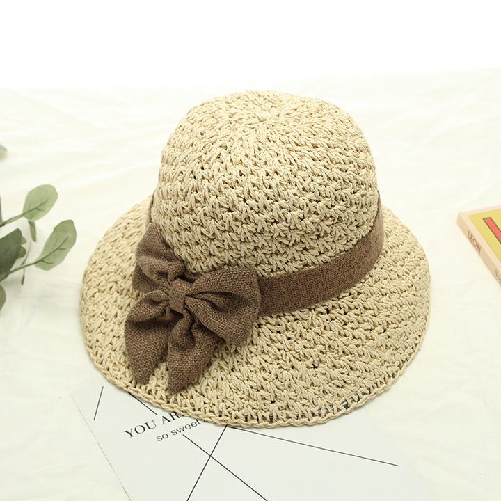 Foldable Seaside Sun Shade Beach Hat Leisure Image 1