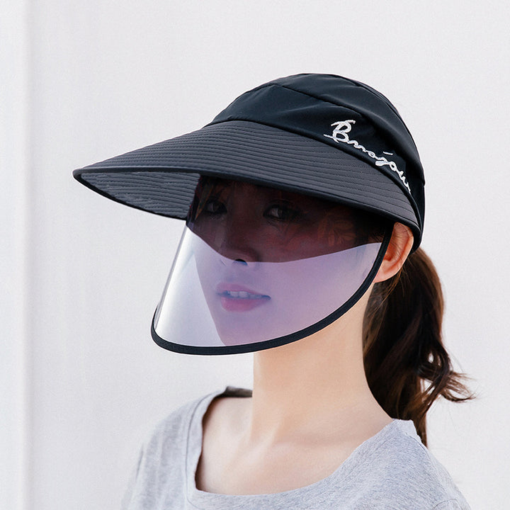 Unisex Double-layer Bicycle Protective Sun Hat Image 3