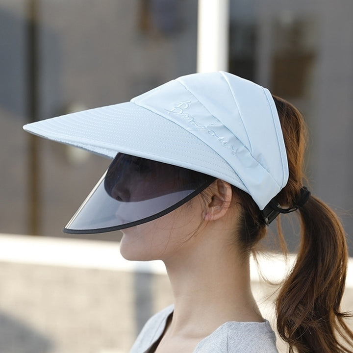 Unisex Double-layer Bicycle Protective Sun Hat Image 4