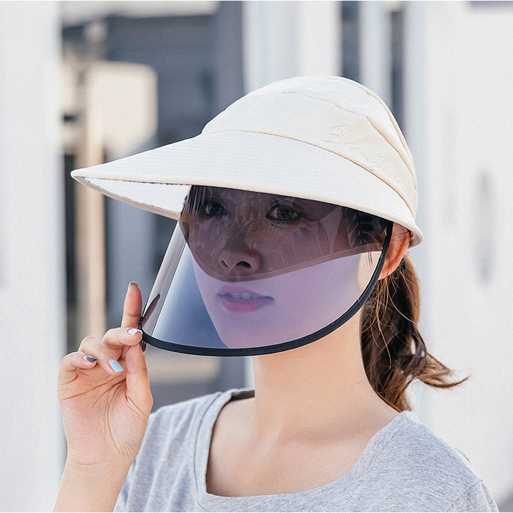 Unisex Double-layer Bicycle Protective Sun Hat Image 6