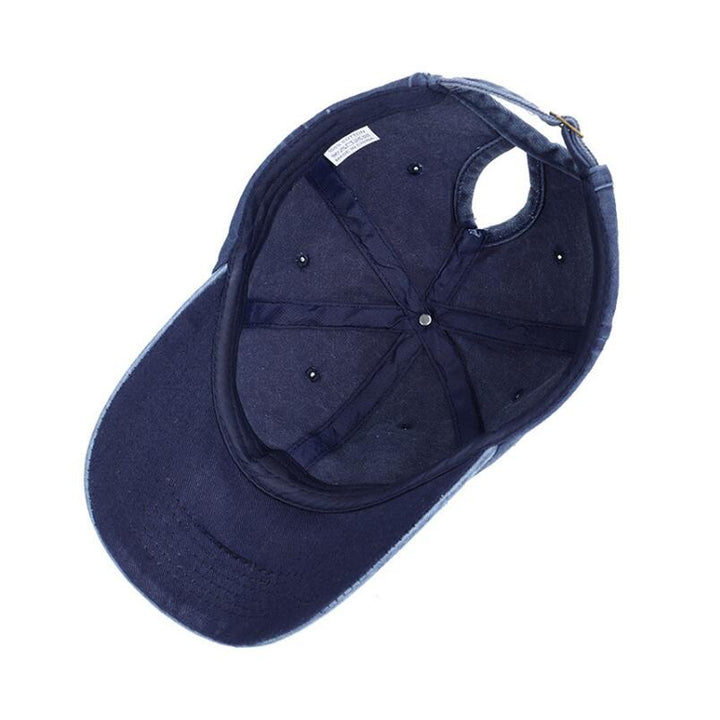 Ladies Ventilated Back Ponytail Baseball Cap Image 4