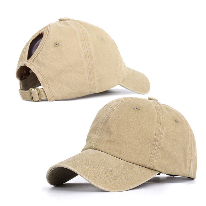 Ladies Ventilated Back Ponytail Baseball Cap Image 6