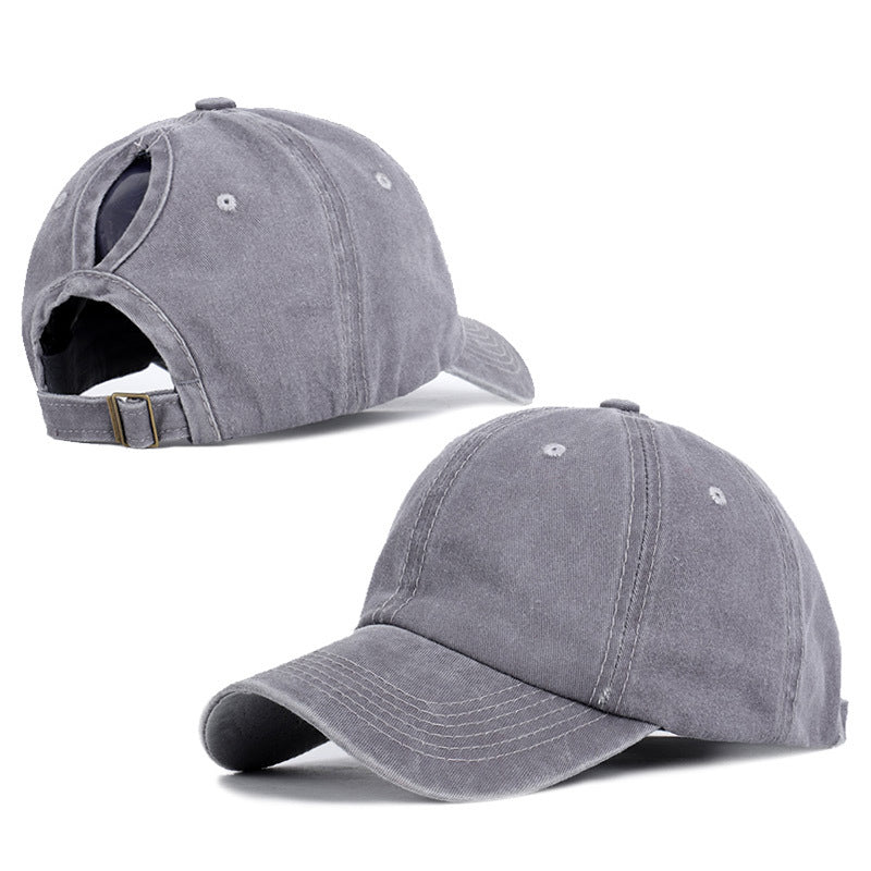 Ladies Ventilated Back Ponytail Baseball Cap Image 9