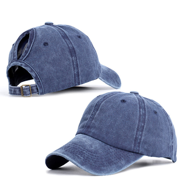 Ladies Ventilated Back Ponytail Baseball Cap Image 10