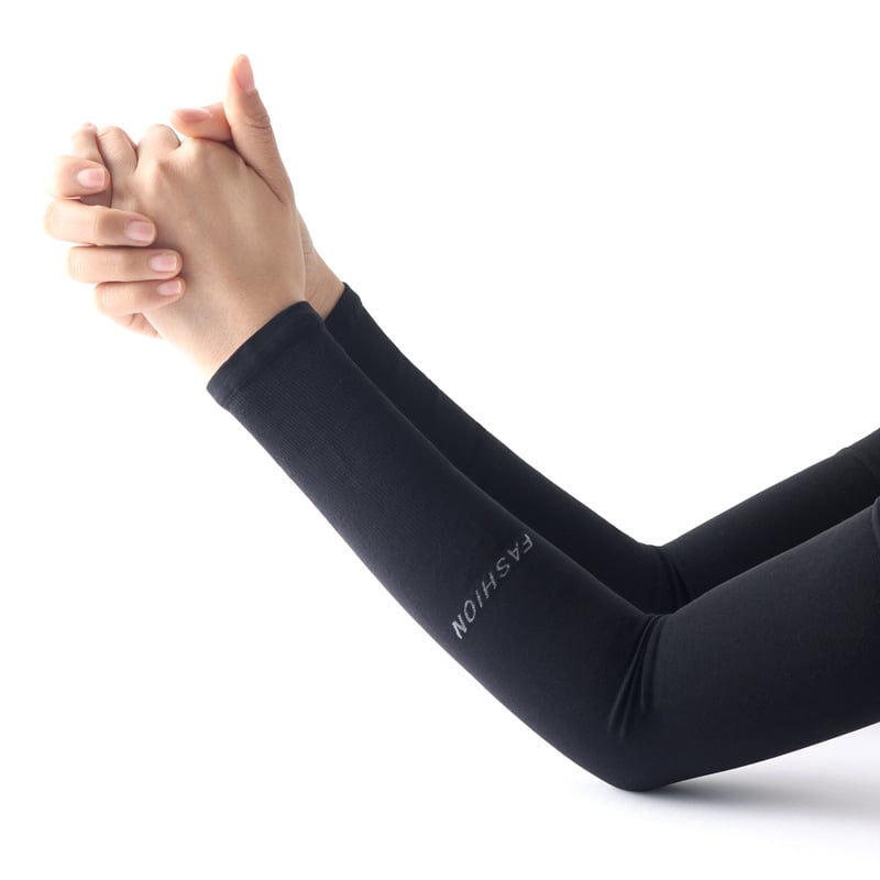 Fingerless Lengthen Sun Protection Cycling Sleeve Unisex Image 1