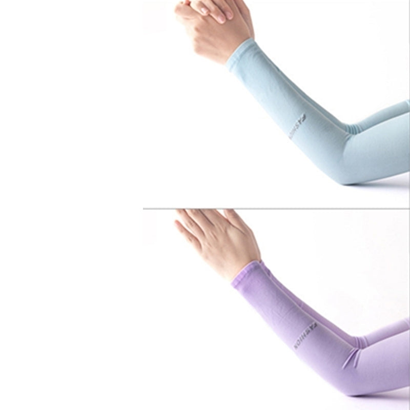 Fingerless Lengthen Sun Protection Cycling Sleeve Unisex Image 3