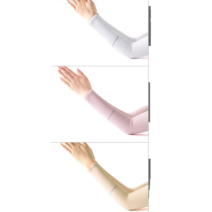 Fingerless Lengthen Sun Protection Cycling Sleeve Unisex Image 4