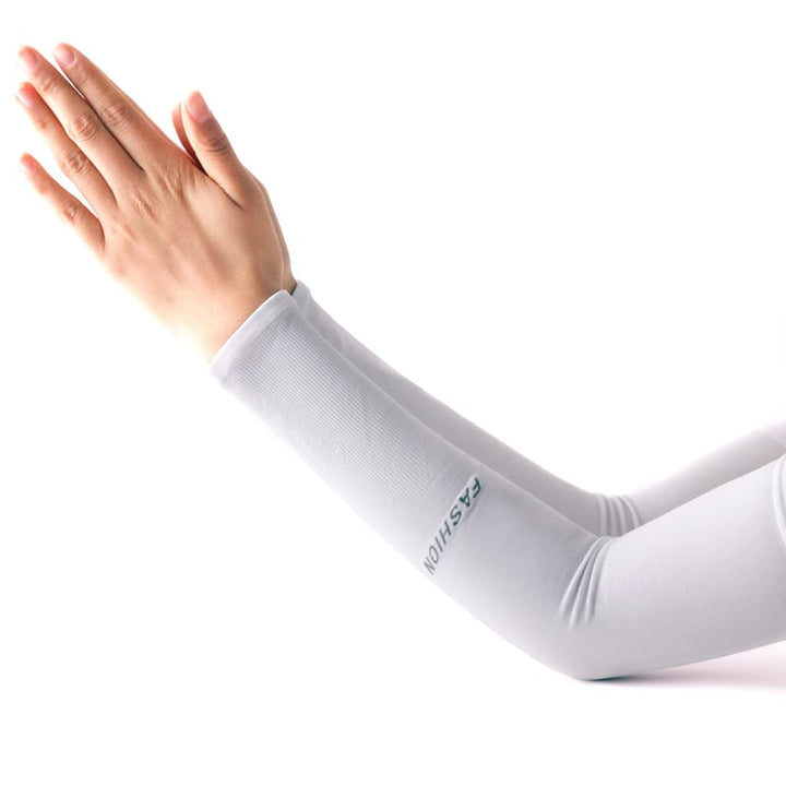 Fingerless Lengthen Sun Protection Cycling Sleeve Unisex Image 7