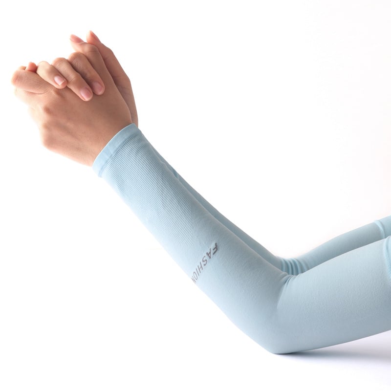 Fingerless Lengthen Sun Protection Cycling Sleeve Unisex Image 1