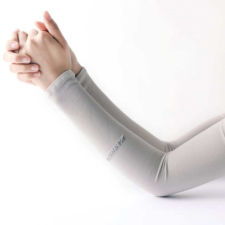 Fingerless Lengthen Sun Protection Cycling Sleeve Unisex Image 10