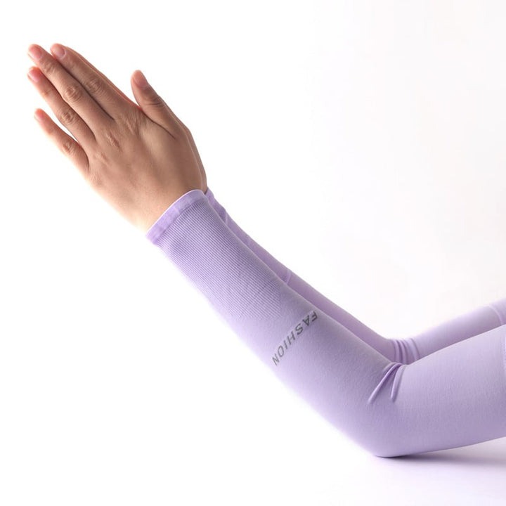 Fingerless Lengthen Sun Protection Cycling Sleeve Unisex Image 1