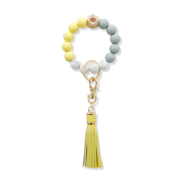 Womens Tassel Bracelet Keychain Image 4