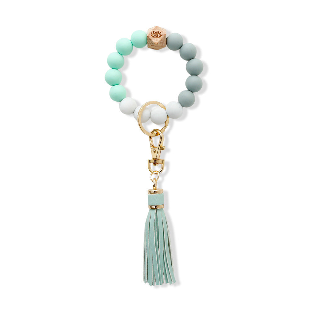 Womens Tassel Bracelet Keychain Image 6