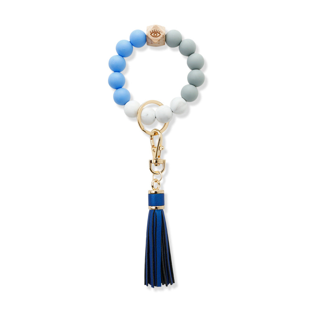 Womens Tassel Bracelet Keychain Image 9