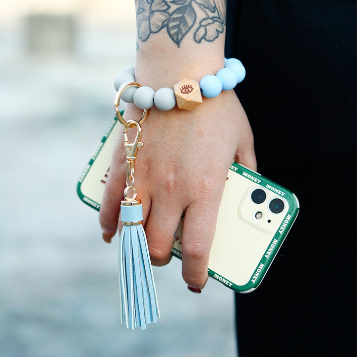 Womens Tassel Bracelet Keychain Image 11