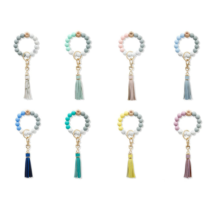 Womens Tassel Bracelet Keychain Image 12