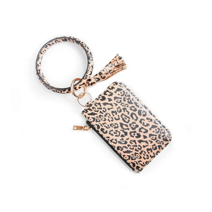 Unisex Pu Bracelet Coin Purse Bracelet Key Ring Image 1