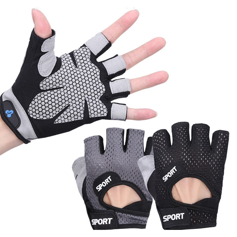 Outdoor Sports Fitness Gloves Half-finger Cycling Unisex Image 1