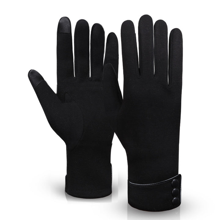 Winter Womens Riding Warm Fleece Gloves Image 6