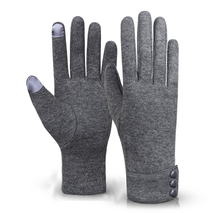 Winter Womens Riding Warm Fleece Gloves Image 9