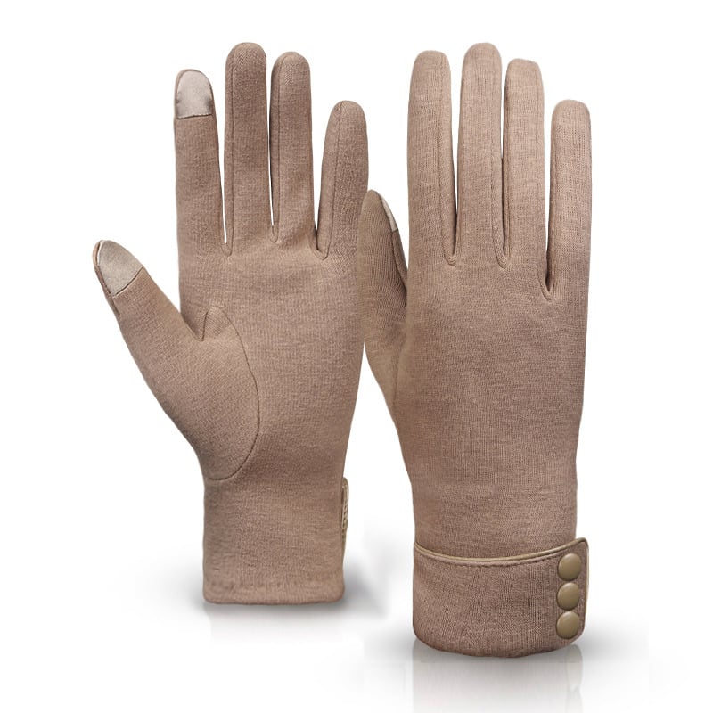 Winter Womens Riding Warm Fleece Gloves Image 1