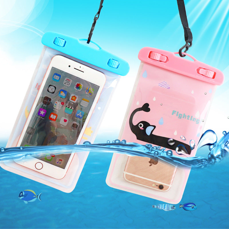 10-pack Cartoon Mobile Phone Waterproof Bag (Random Color) Image 1