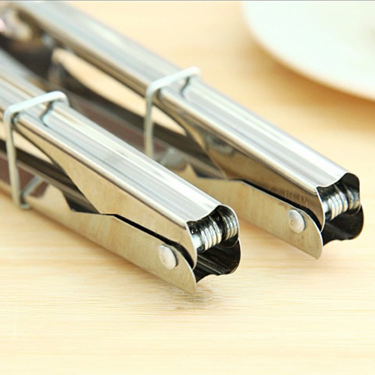 2-Pack Multifunctional Kitchen Household Food Tongs Image 2