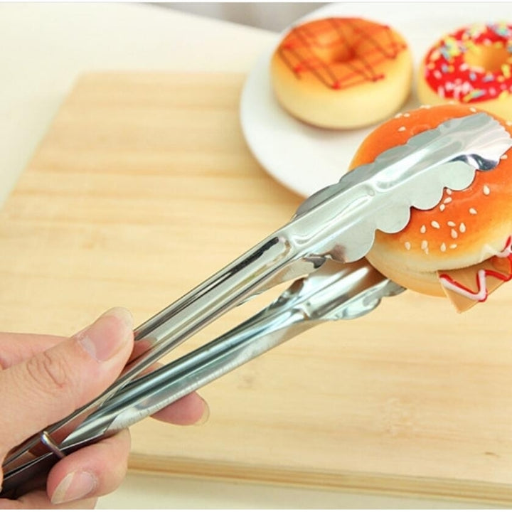 2-Pack Multifunctional Kitchen Household Food Tongs Image 4
