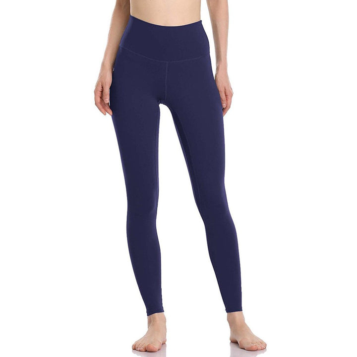 7 Colors Womens Inner Pocket Sports Tights Image 1