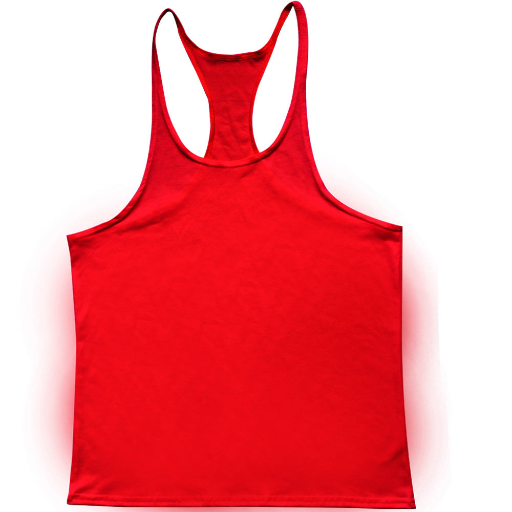 Mens Curled Up Sports And Bodybuilding Racer Vest Image 6