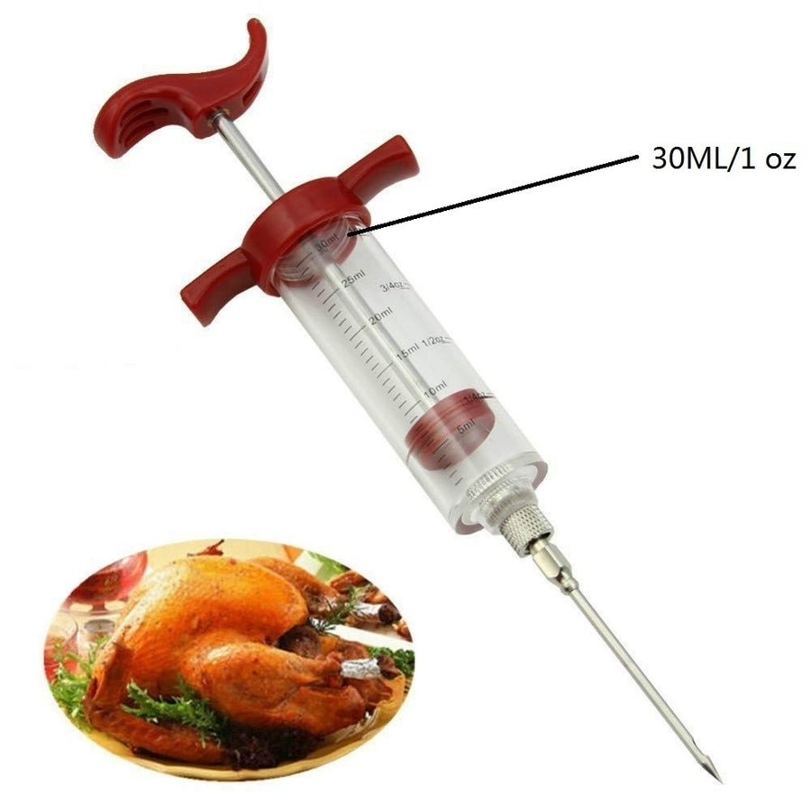 Kitchen Turkey Syringe 30ml BBQ Marinade With 1 Needle Image 1