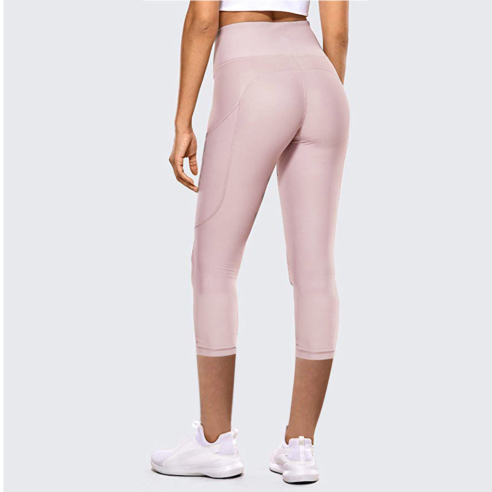 Seven-point Yoga Pants Womens Sports Fitness Image 3