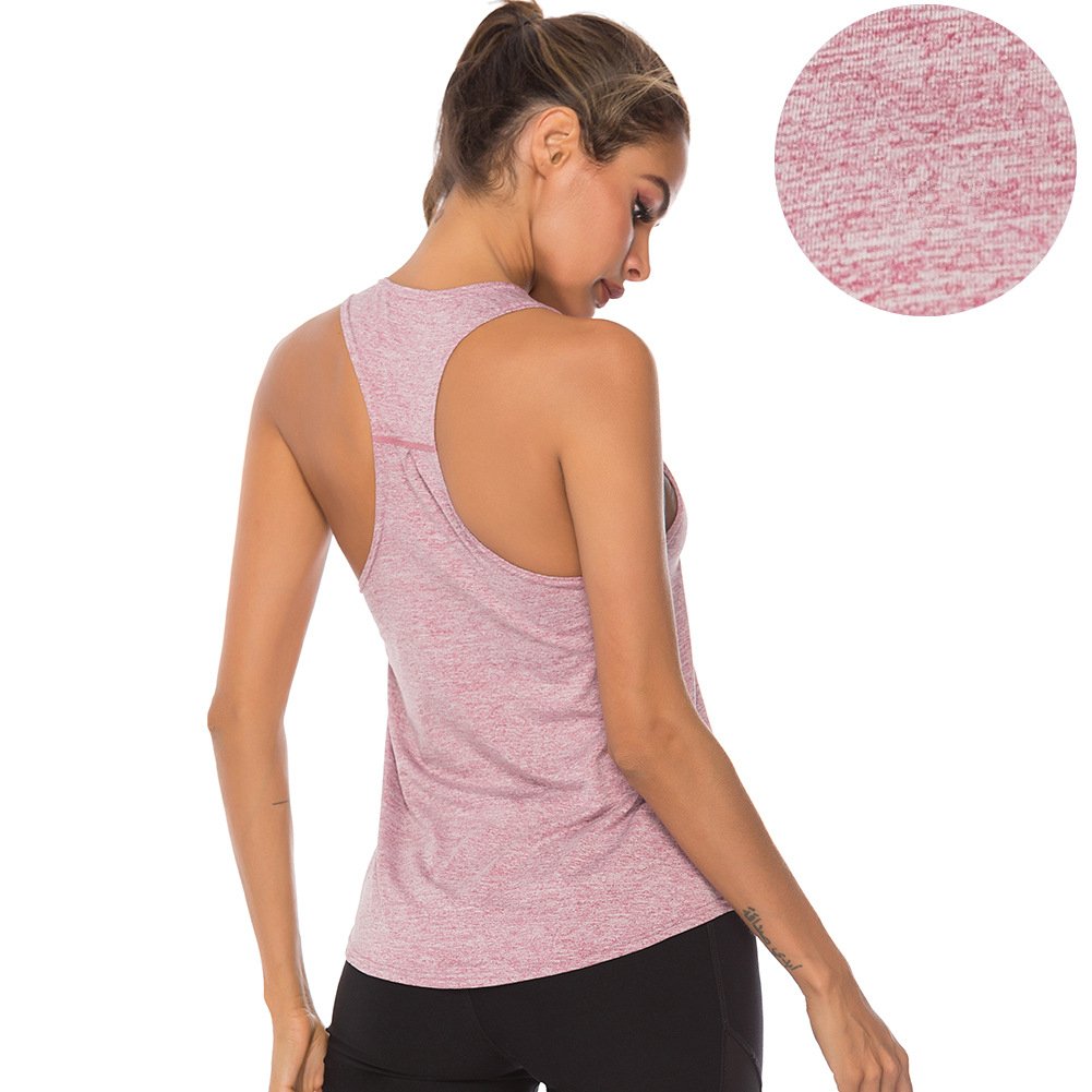 Off-the-shoulder Quick-drying Womens Sports Vest Image 7