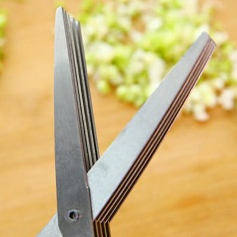 Multifunctional 5-layer Kitchen Scissors Image 4