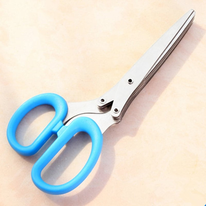 Multifunctional 5-layer Kitchen Scissors Image 1