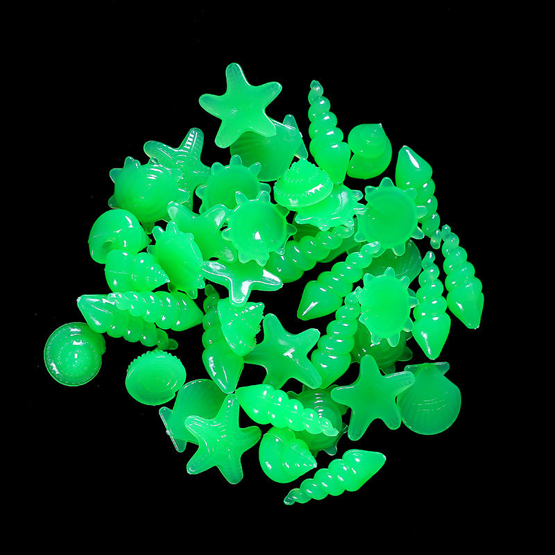 100 Pcs Childrens Toy Marine Shell Shaped Luminous Stone Image 11
